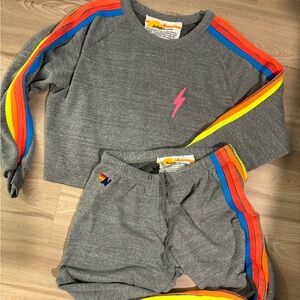 Aviator Nation Sweatshirt and Sweatpants Set size L